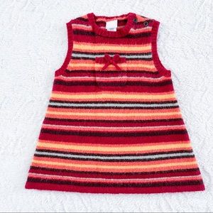 Janie and Jack Striped Wool Dress Size 0-6 Months